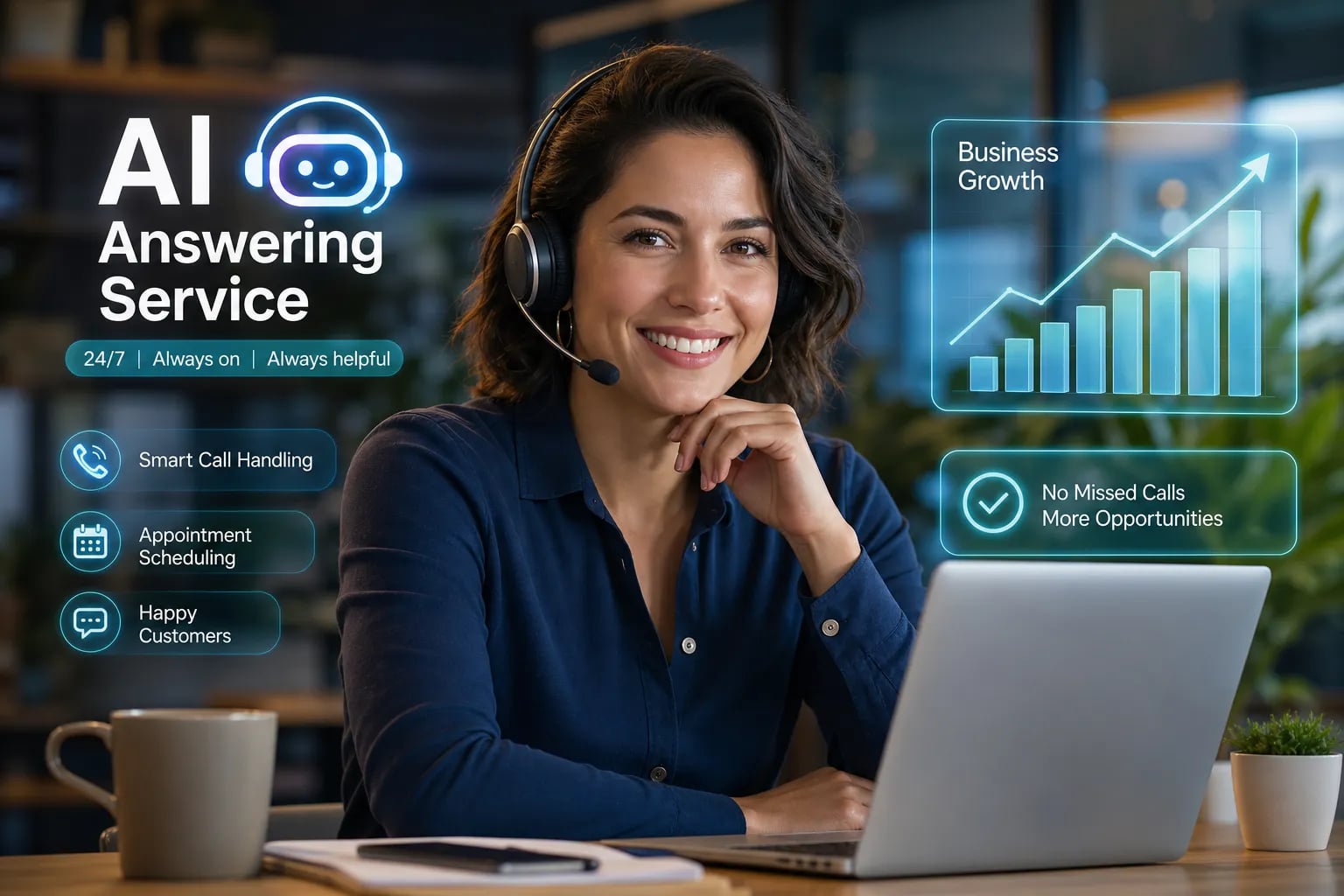 Featured illustration for: AI Answering Service for Small Business: The Complete Guide